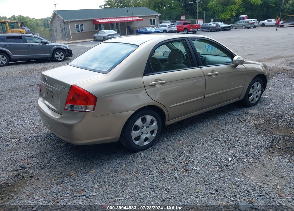 2008 KIA SPECTRA EX VIN: KNAFE121485493605