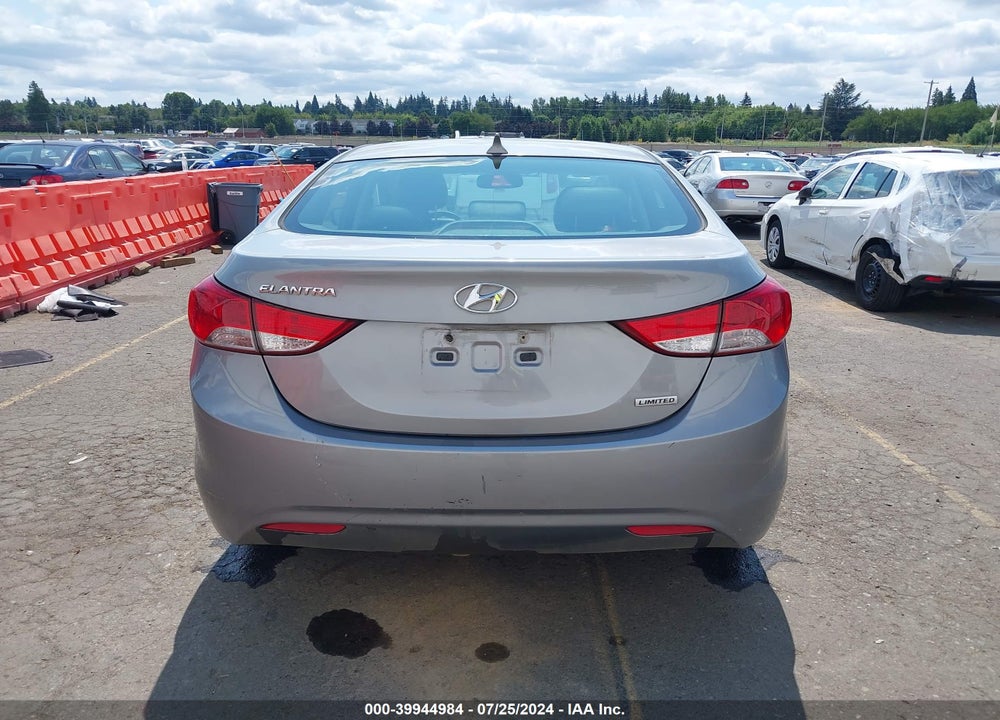 2012 HYUNDAI ELANTRA LIMITED (ULSAN PLANT) VIN: KMHDH4AE3CU373439