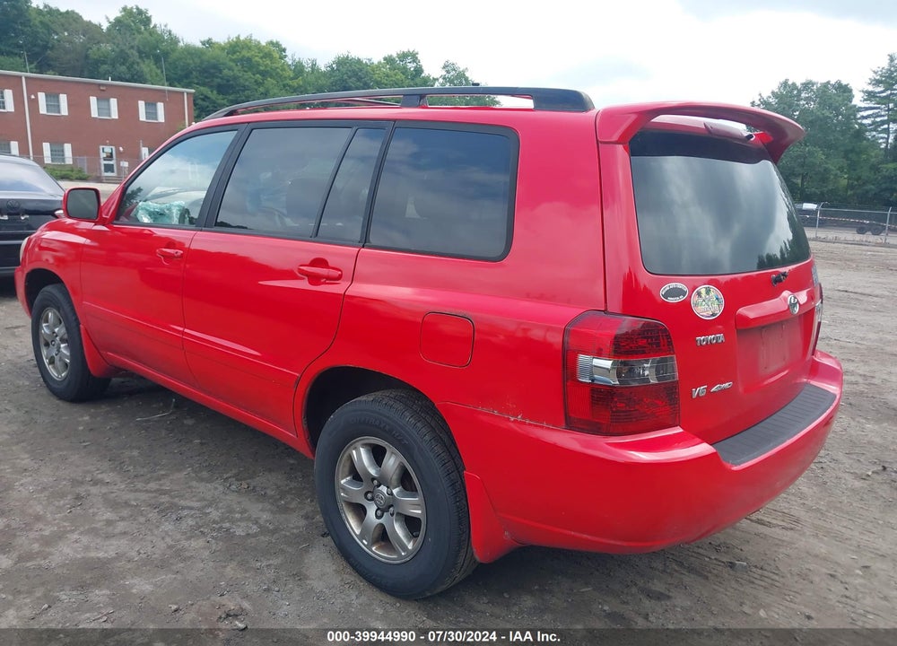 2007 TOYOTA HIGHLANDER V6 VIN: JTEHP21A270187619