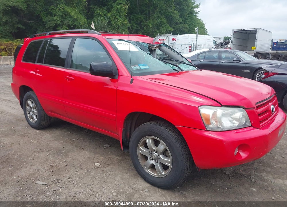 2007 TOYOTA HIGHLANDER V6 VIN: JTEHP21A270187619
