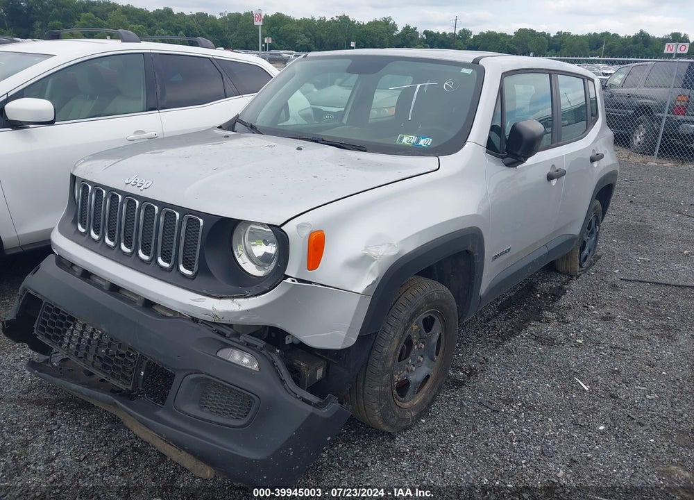 2018 JEEP RENEGADE SPORT 4X4 VIN: ZACCJBABXJPH35893