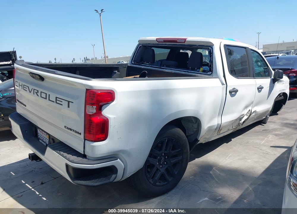 2023 CHEVROLET SILVERADO 1500 2WD SHORT BED CUSTOM VIN: 3GCPABEK3PG131236