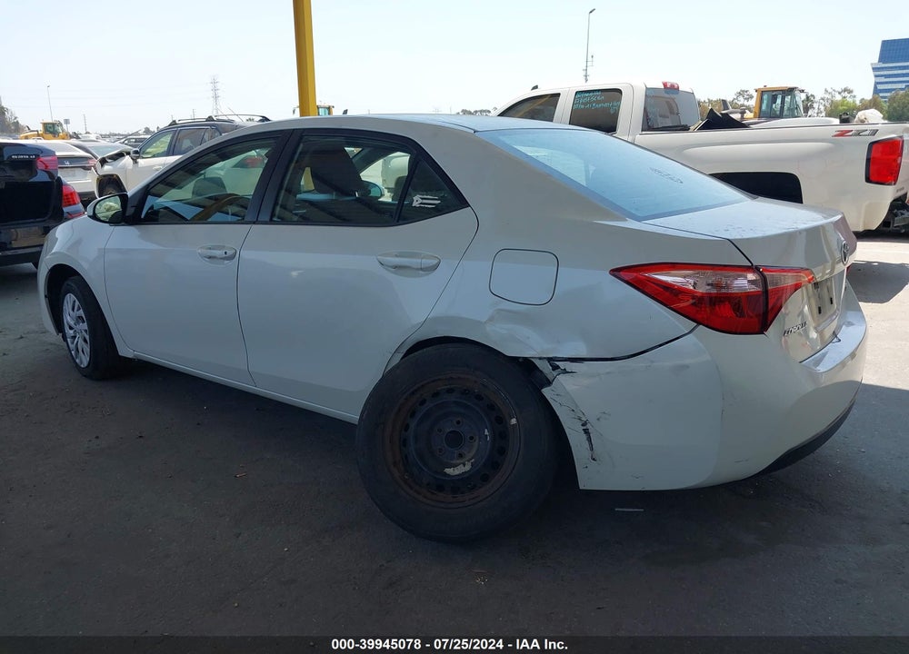 2019 TOYOTA COROLLA L/LE/SE/XLE/XSE VIN: 5YFBURHE8KP856656