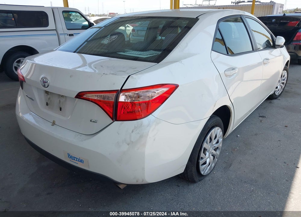 2019 TOYOTA COROLLA L/LE/SE/XLE/XSE VIN: 5YFBURHE8KP856656
