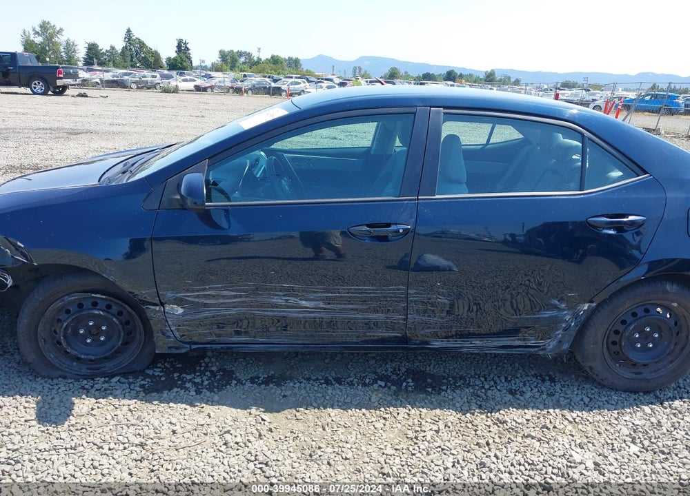 2019 TOYOTA COROLLA LE VIN: 2T1BURHE0KC127986