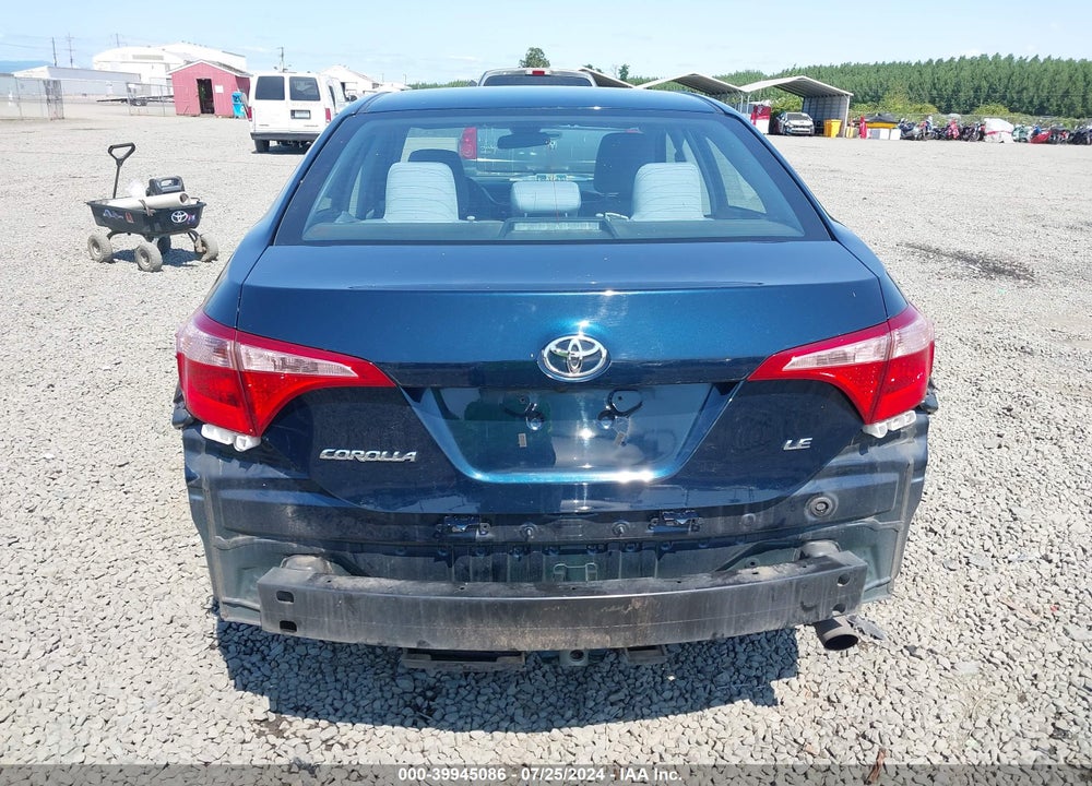 2019 TOYOTA COROLLA LE VIN: 2T1BURHE0KC127986