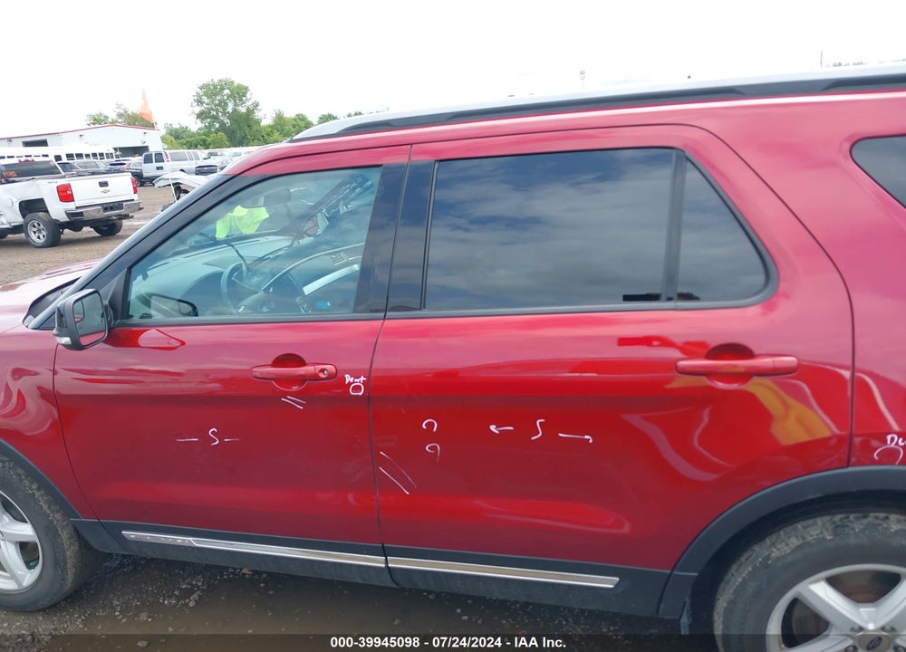 2017 FORD EXPLORER XLT VIN: 1FM5K8D85HGD84161