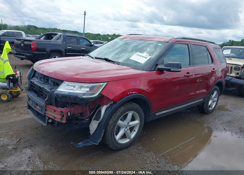 2017 FORD EXPLORER XLT VIN: 1FM5K8D85HGD84161