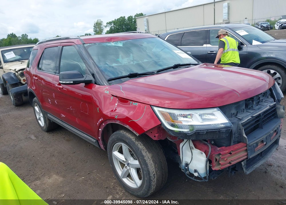 2017 FORD EXPLORER XLT VIN: 1FM5K8D85HGD84161
