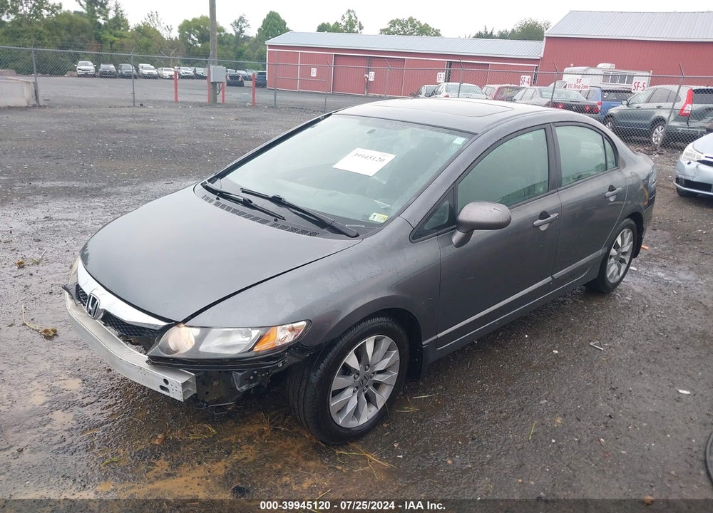 2009 HONDA CIVIC EX VIN: 2HGFA168X9H358226