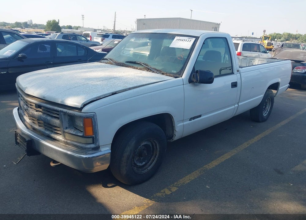 1998 CHEVROLET C1500 FLEETSIDE VIN: 1GCEC14R0WZ184047