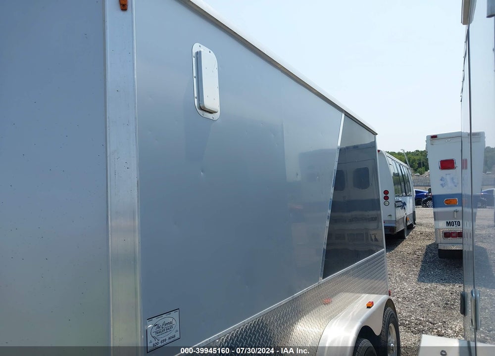 2017 ALUMA TRAILER VIN: 1YGAE1225HB148706