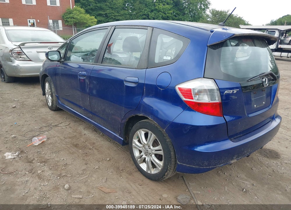 2009 HONDA FIT SPORT VIN: JHMGE88459S041990