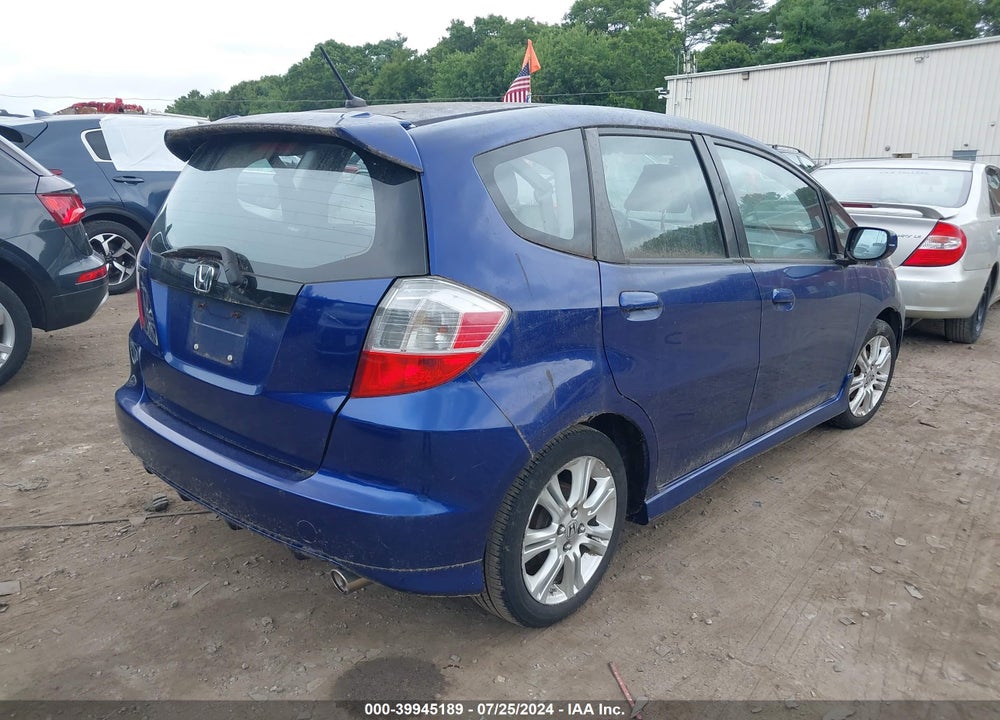 2009 HONDA FIT SPORT VIN: JHMGE88459S041990