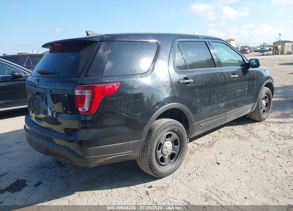 2019 FORD POLICE INTERCEPTOR UTILITY VIN: 1FM5K8AR1KGA63366