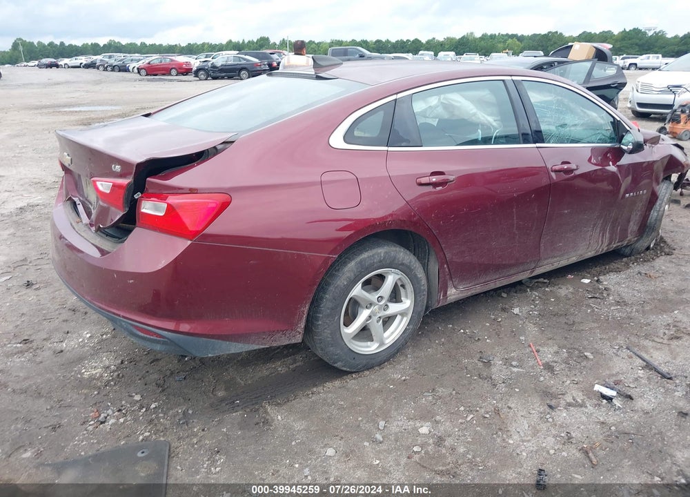 2016 CHEVROLET MALIBU LS VIN: 1G1ZB5ST8GF307924