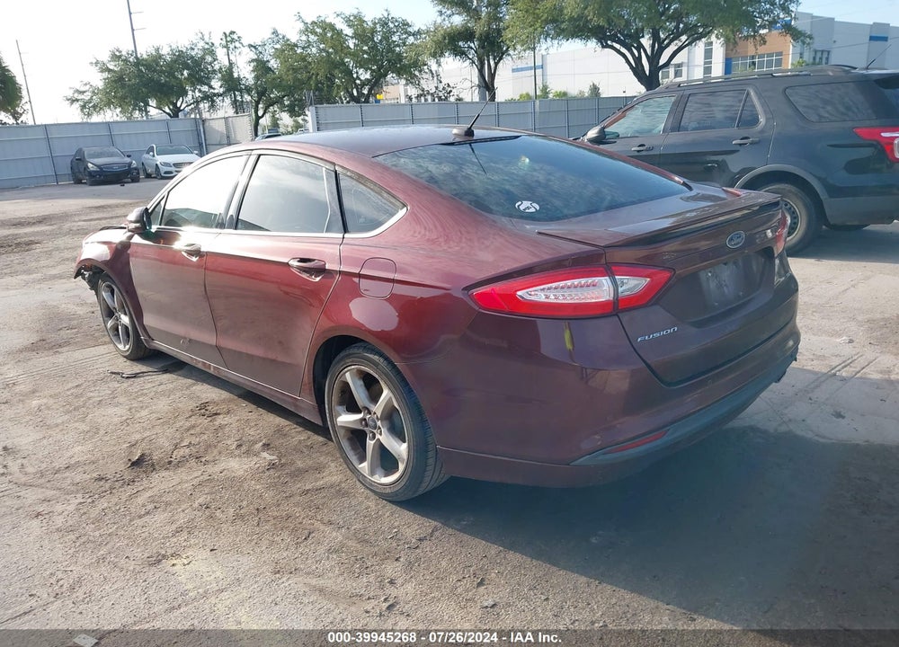 2016 FORD FUSION SE VIN: 3FA6P0H7XGR403166
