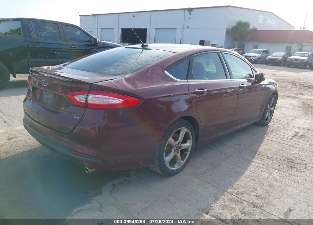 2016 FORD FUSION SE VIN: 3FA6P0H7XGR403166