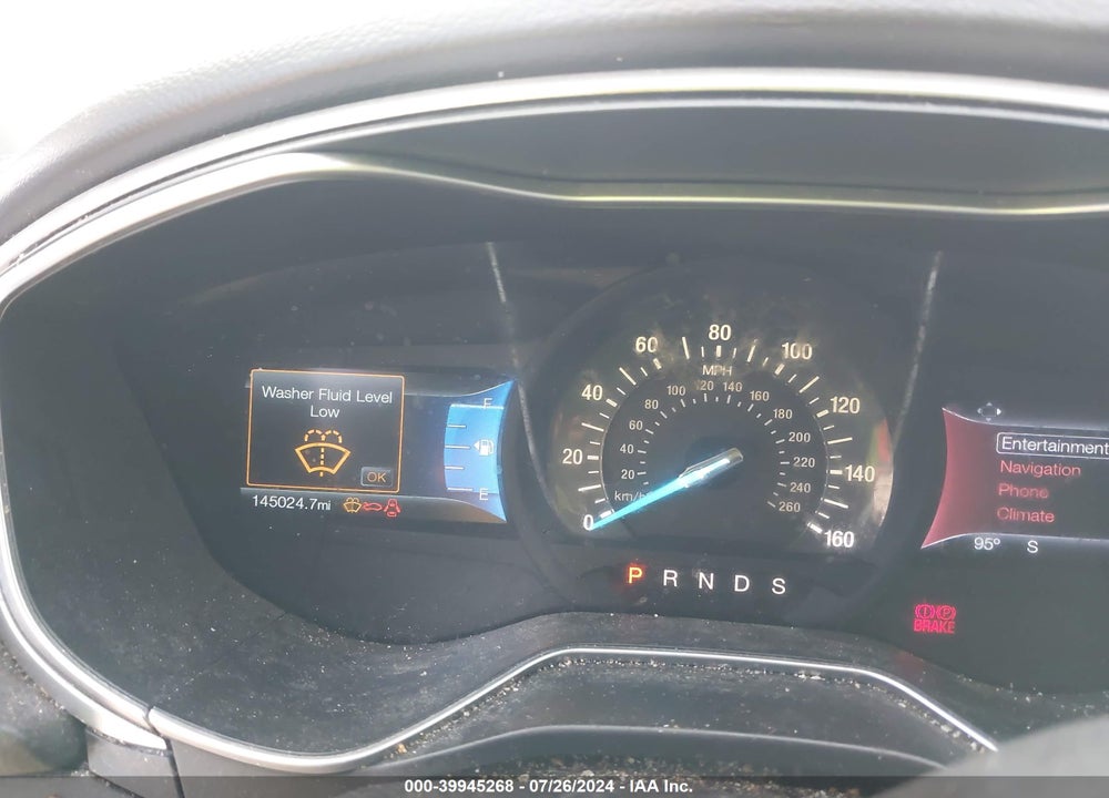2016 FORD FUSION SE VIN: 3FA6P0H7XGR403166