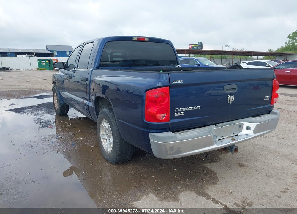 2005 DODGE DAKOTA SLT VIN: 1D7HE48N55S165510