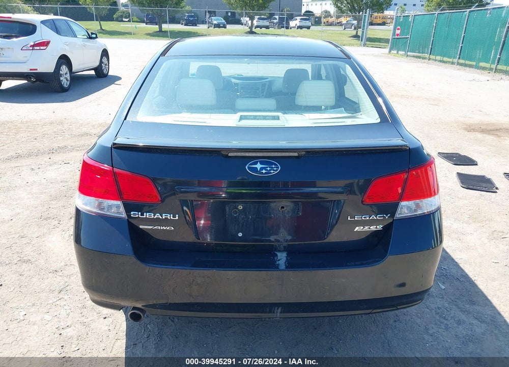 2011 SUBARU LEGACY 2.5I PREMIUM VIN: 4S3BMBC60B3256181