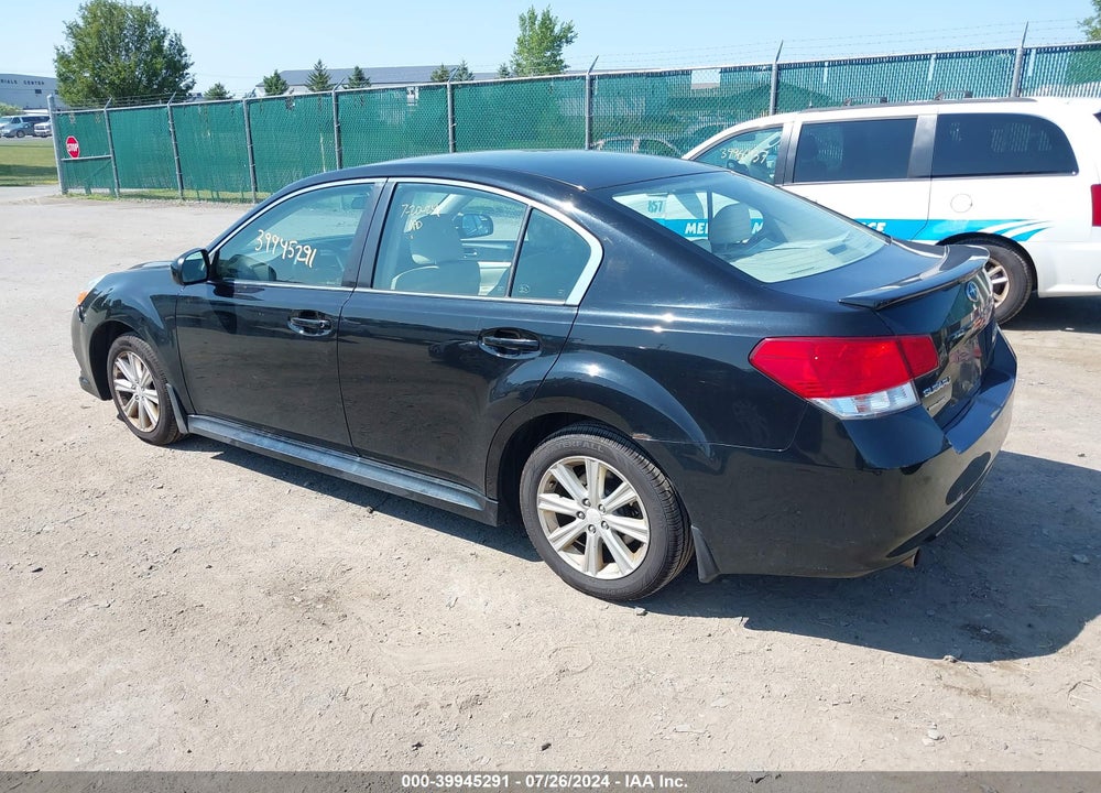 2011 SUBARU LEGACY 2.5I PREMIUM VIN: 4S3BMBC60B3256181