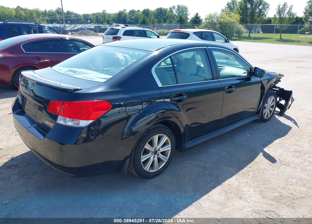2011 SUBARU LEGACY 2.5I PREMIUM VIN: 4S3BMBC60B3256181