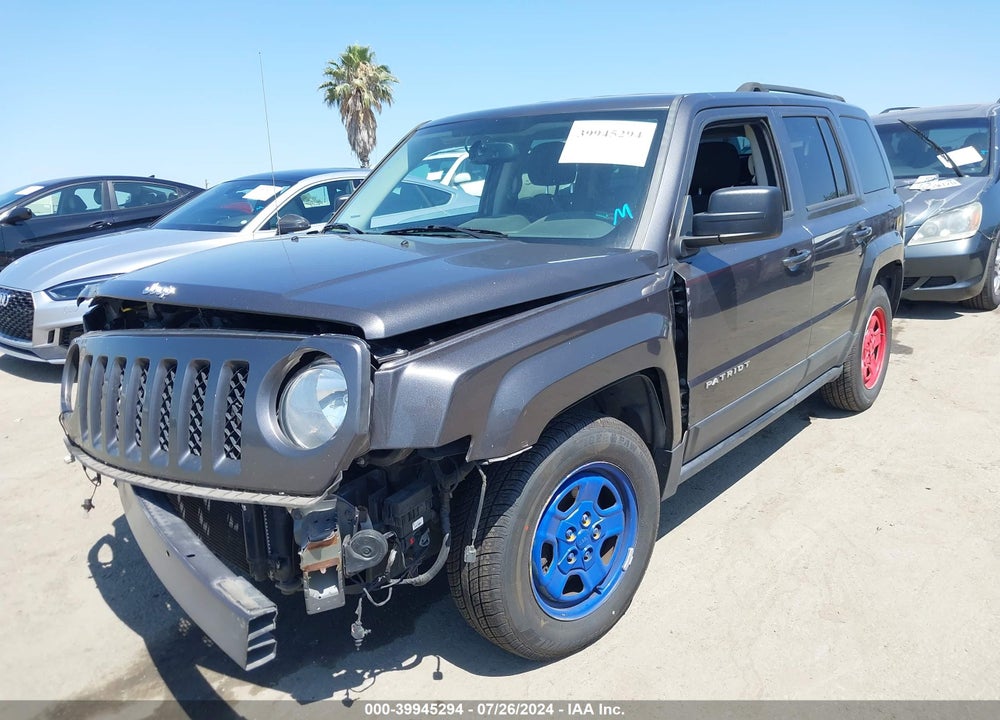 2017 JEEP PATRIOT SPORT FWD VIN: 1C4NJPBA3HD140601