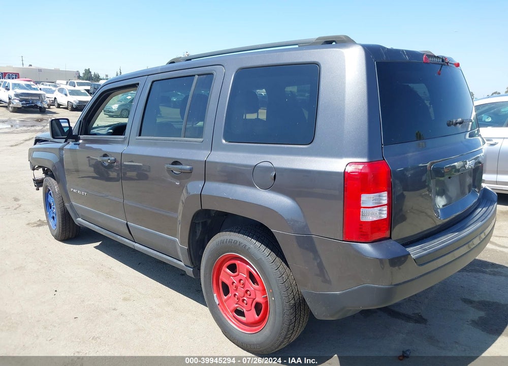 2017 JEEP PATRIOT SPORT FWD VIN: 1C4NJPBA3HD140601
