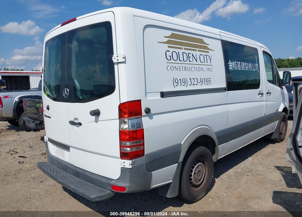 2012 MERCEDES-BENZ SPRINTER 2500 NORMAL ROOF VIN: WD3PE7CC1C5678756