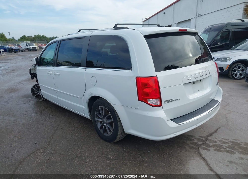 2017 DODGE GRAND CARAVAN SXT VIN: 2C4RDGCG8HR786497