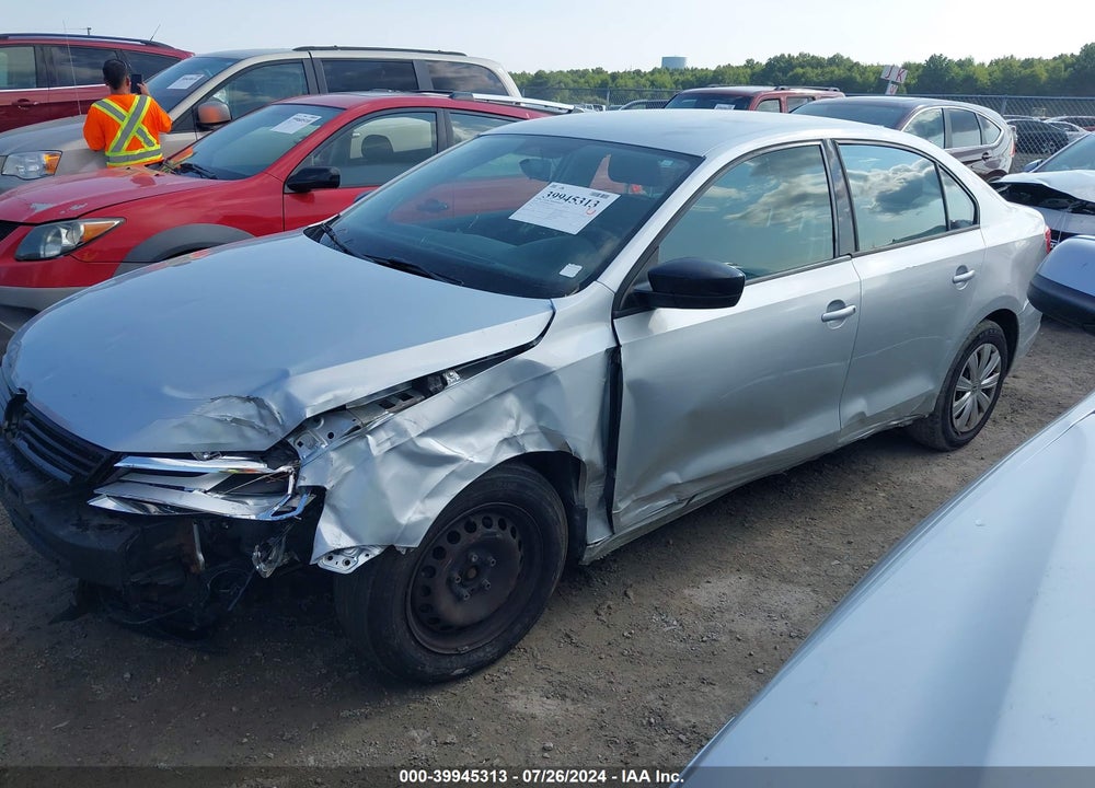 2014 VOLKSWAGEN JETTA 2.0L S VIN: 3VW2K7AJ7EM251439