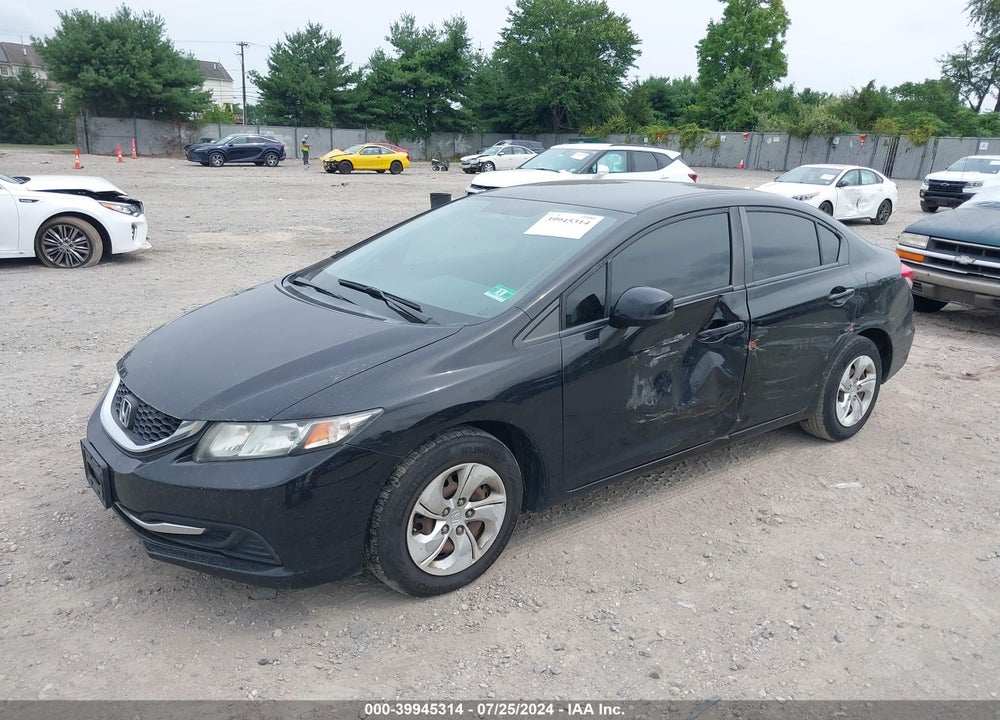 2013 HONDA CIVIC LX VIN: 2HGFB2F59DH591774