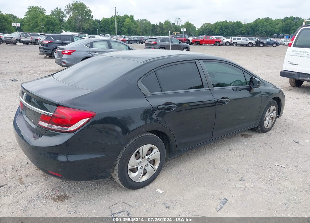 2013 HONDA CIVIC LX VIN: 2HGFB2F59DH591774