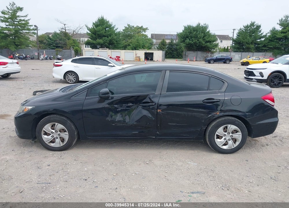 2013 HONDA CIVIC LX VIN: 2HGFB2F59DH591774