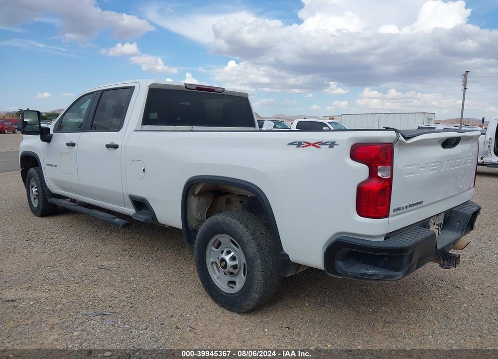 2021 CHEVROLET SILVERADO 2500HD 4WD LONG BED WT VIN: 1GC1YLE79MF135601