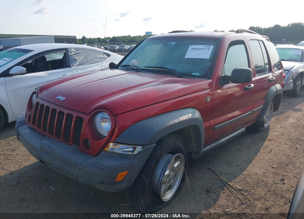 2005 JEEP LIBERTY SPORT VIN: 1J4GL48K05W700747