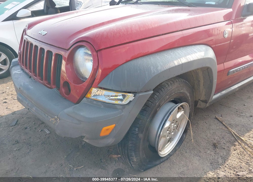 2005 JEEP LIBERTY SPORT VIN: 1J4GL48K05W700747