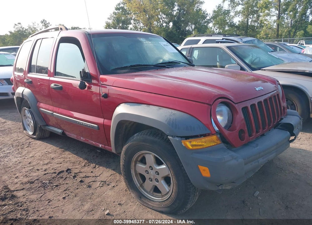 2005 JEEP LIBERTY SPORT VIN: 1J4GL48K05W700747