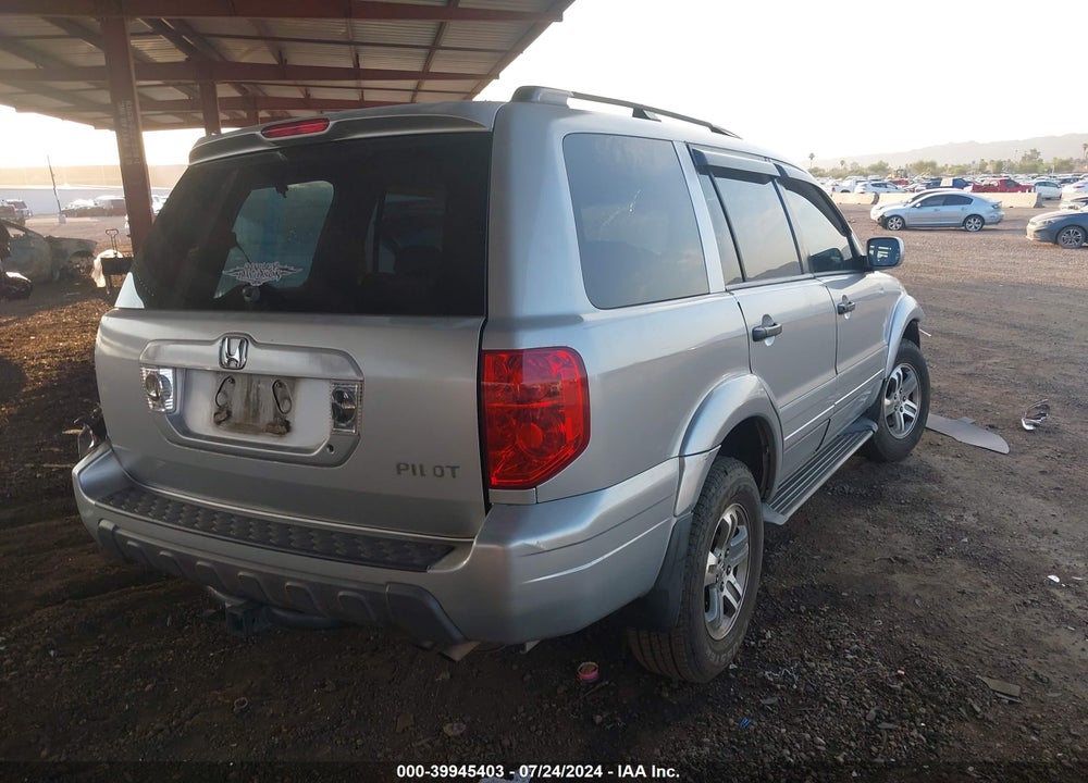 2004 HONDA PILOT EX-L VIN: 2HKYF18514H528968
