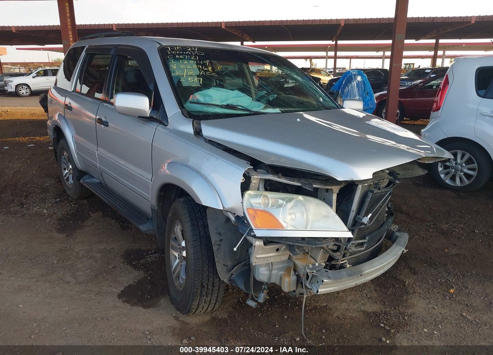 2004 HONDA PILOT EX-L VIN: 2HKYF18514H528968
