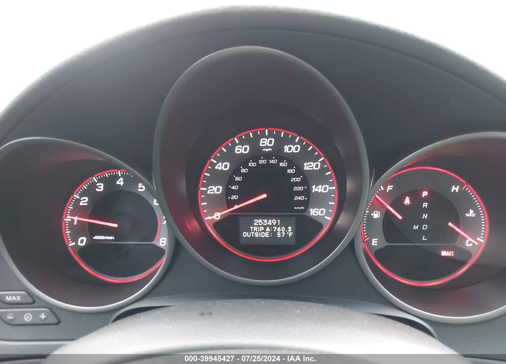 2007 ACURA TL TYPE S VIN: 19UUA76597A045292
