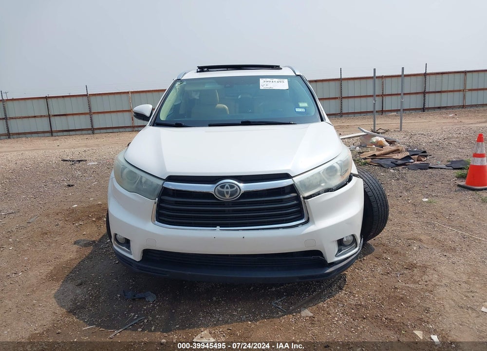 2015 TOYOTA HIGHLANDER LIMITED PLATINUM V6 VIN: 5TDYKRFH2FS047809