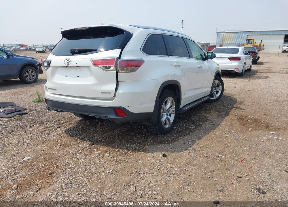2015 TOYOTA HIGHLANDER LIMITED PLATINUM V6 VIN: 5TDYKRFH2FS047809