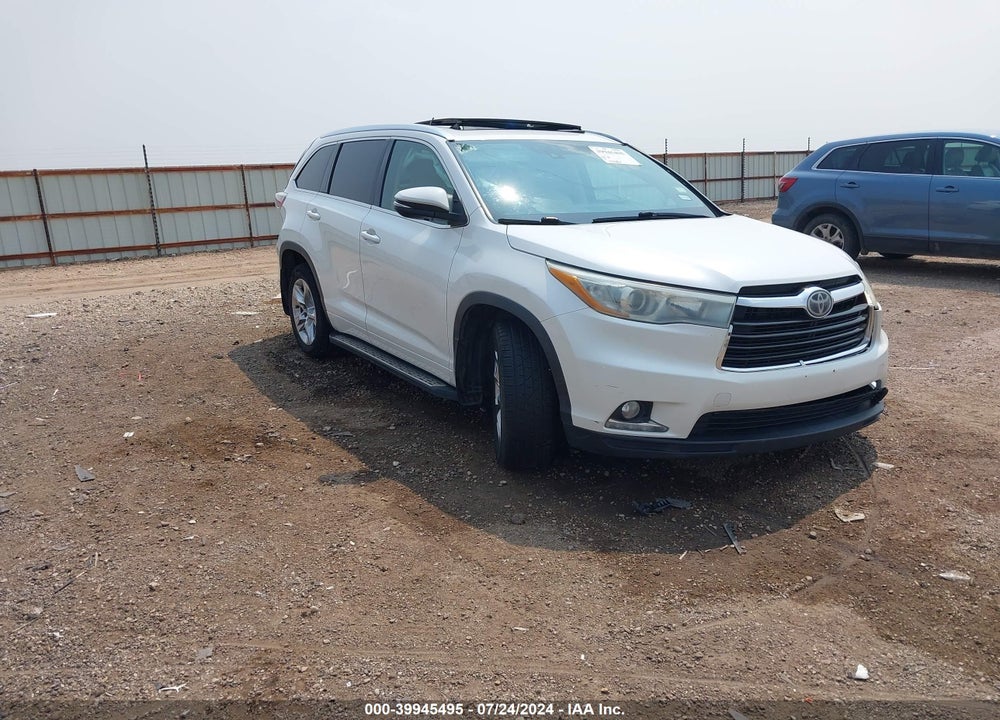 2015 TOYOTA HIGHLANDER LIMITED PLATINUM V6 VIN: 5TDYKRFH2FS047809
