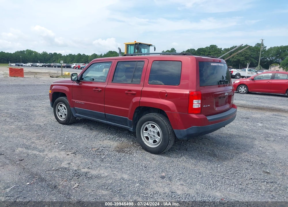 2015 JEEP PATRIOT SPORT VIN: 1C4NJRBB0FD257053