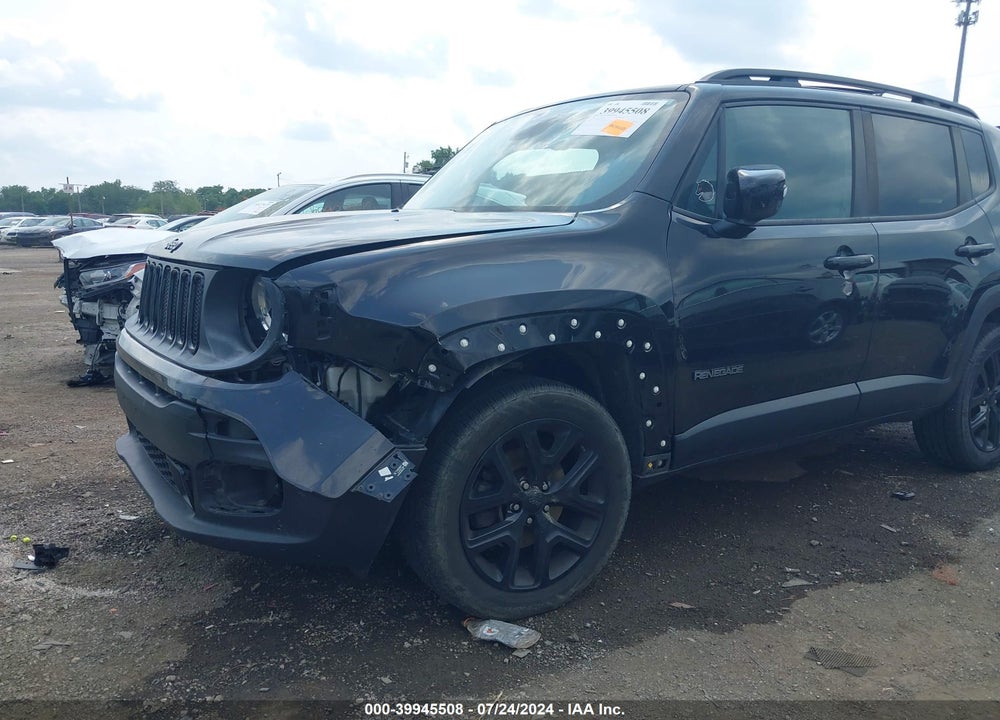 2016 JEEP RENEGADE JUSTICE VIN: ZACCJBBTXGPD00758
