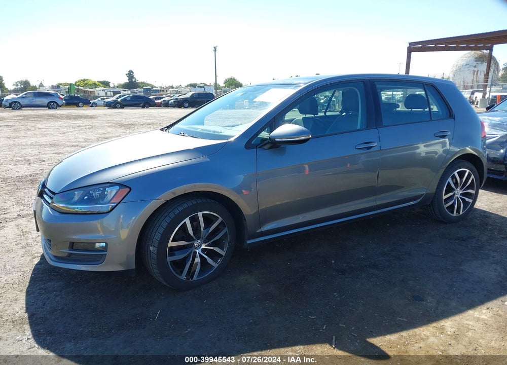 2015 VOLKSWAGEN GOLF TSI SE 4-DOOR VIN: 3VW217AU8FM011394