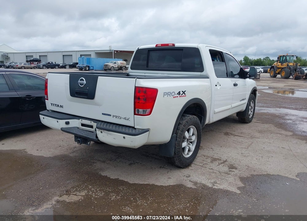 2012 NISSAN TITAN PRO-4X VIN: 1N6BA0ECXCN317958