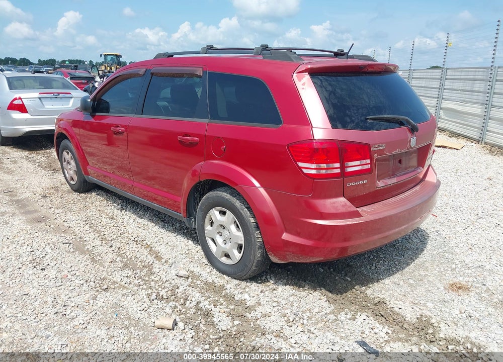 2009 DODGE JOURNEY SE VIN: 3D4GG47BX9T557364